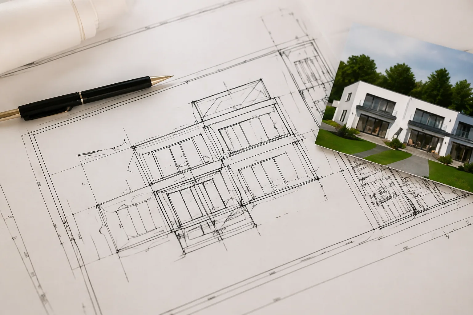 Conception architecturale — plan et modélisation d'une maison sur mesure